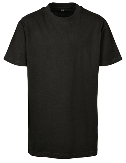 Build Your Brand Kids' Basic Tee in Black