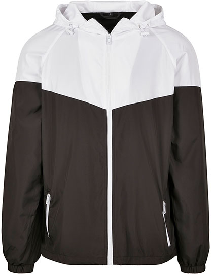 Build Your Brand 2-Tone Tech Windrunner
