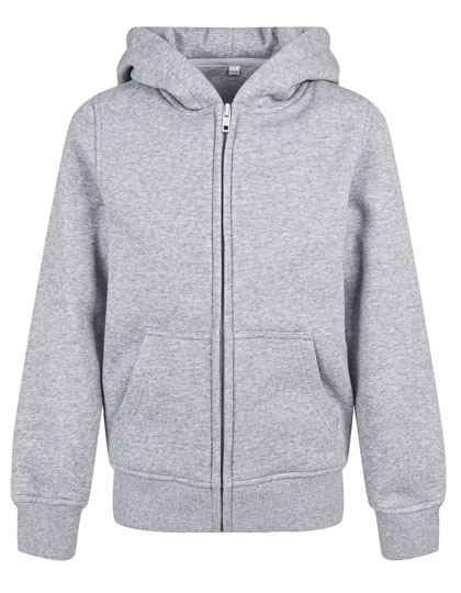Kids' Organic Basic Zip Hoody — besticken oder bedrucken lassen