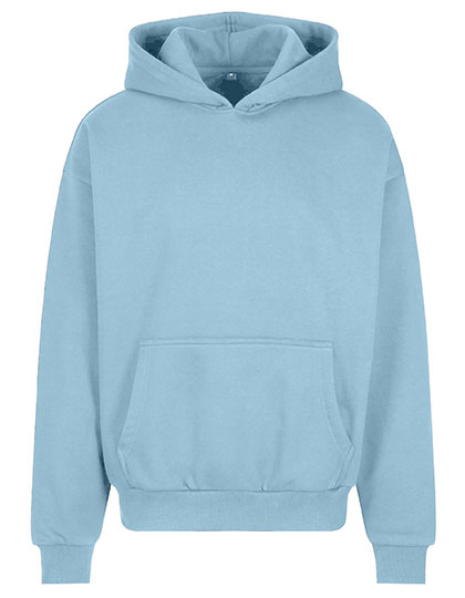 Build Your Brand Ultra Heavy Oversized Hoody in Baltic Blue