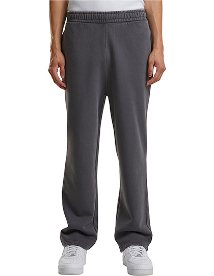 Build Your Brand Vintage Heavy Trackpants in Magnet
