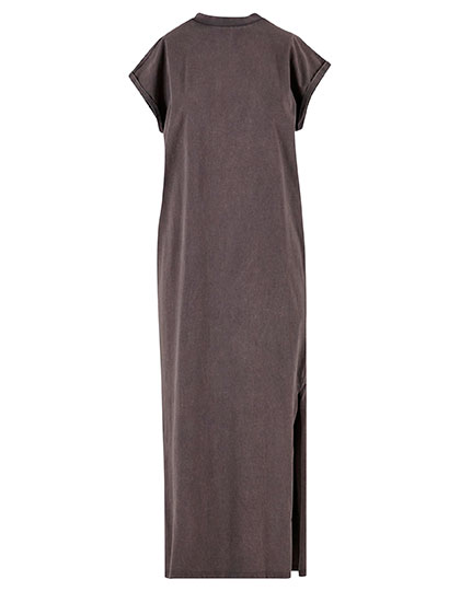 Build Your Brand Ladies Vintage Long Dress in Magnet