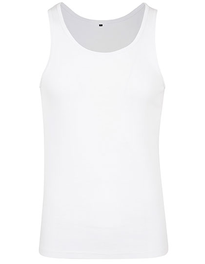 Build Your Brand Men's Tanktop in White