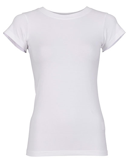 Build Your Brand Ladies Basic Stretch Tee
