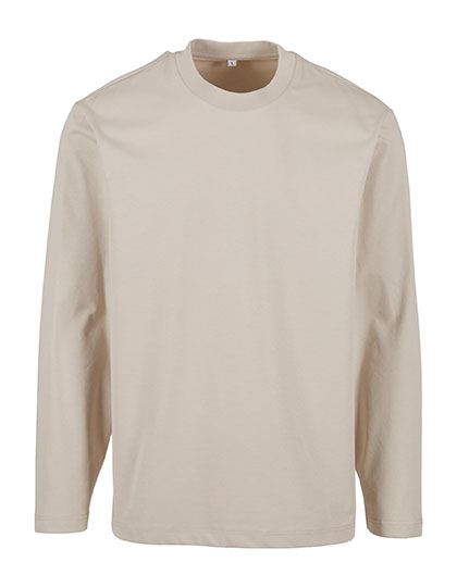 Build Your Brand Sorona® Loose Longsleeve in Cloud
