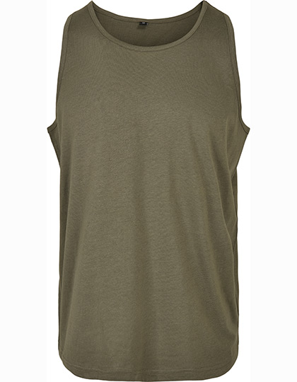 Build Your Brand Basic Basic Tank in Olive