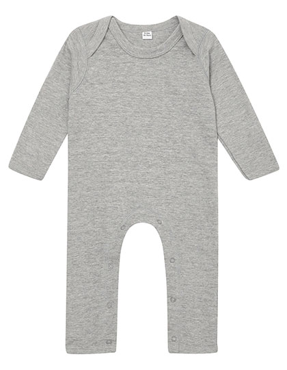 Babybugz Baby Rompasuit in Heather Grey Melange