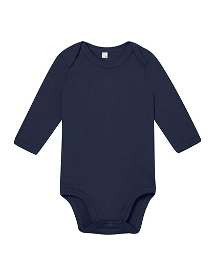 Babybugz Baby Long Sleeve Bodysuit in Nautical Navy