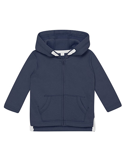 Babybugz Baby Zipped Hoodie in Nautical Navy