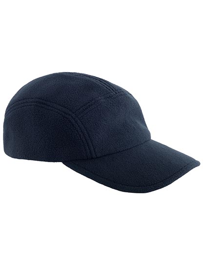 Beechfield Recycled Fleece 5 Panel Cap in French Navy