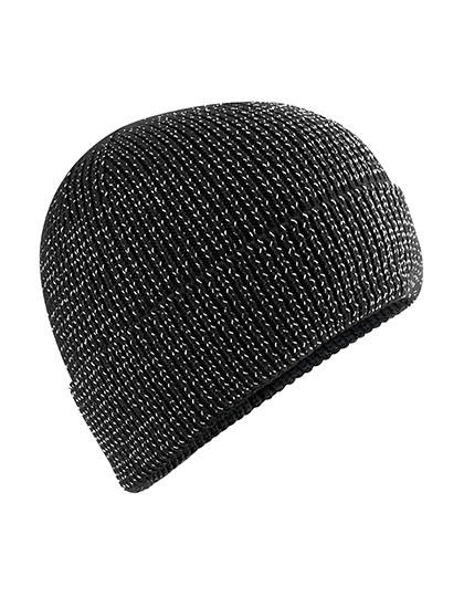 Beechfield Streetlite Reflective Beanie in Black