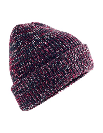 Beechfield Campfire Beanie in Navy Speck