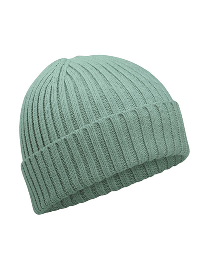 Beechfield Organic Cotton Kids Beanie in Dusty Green