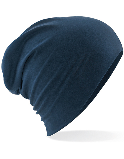 Beechfield Hemsedal Cotton Slouch Beanie in French Navy