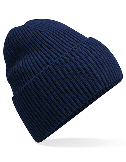 Beechfield Oversized Cuffed Beanie in Oxford Navy