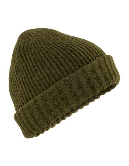 Beechfield Stonefell Beanie in Green Marl