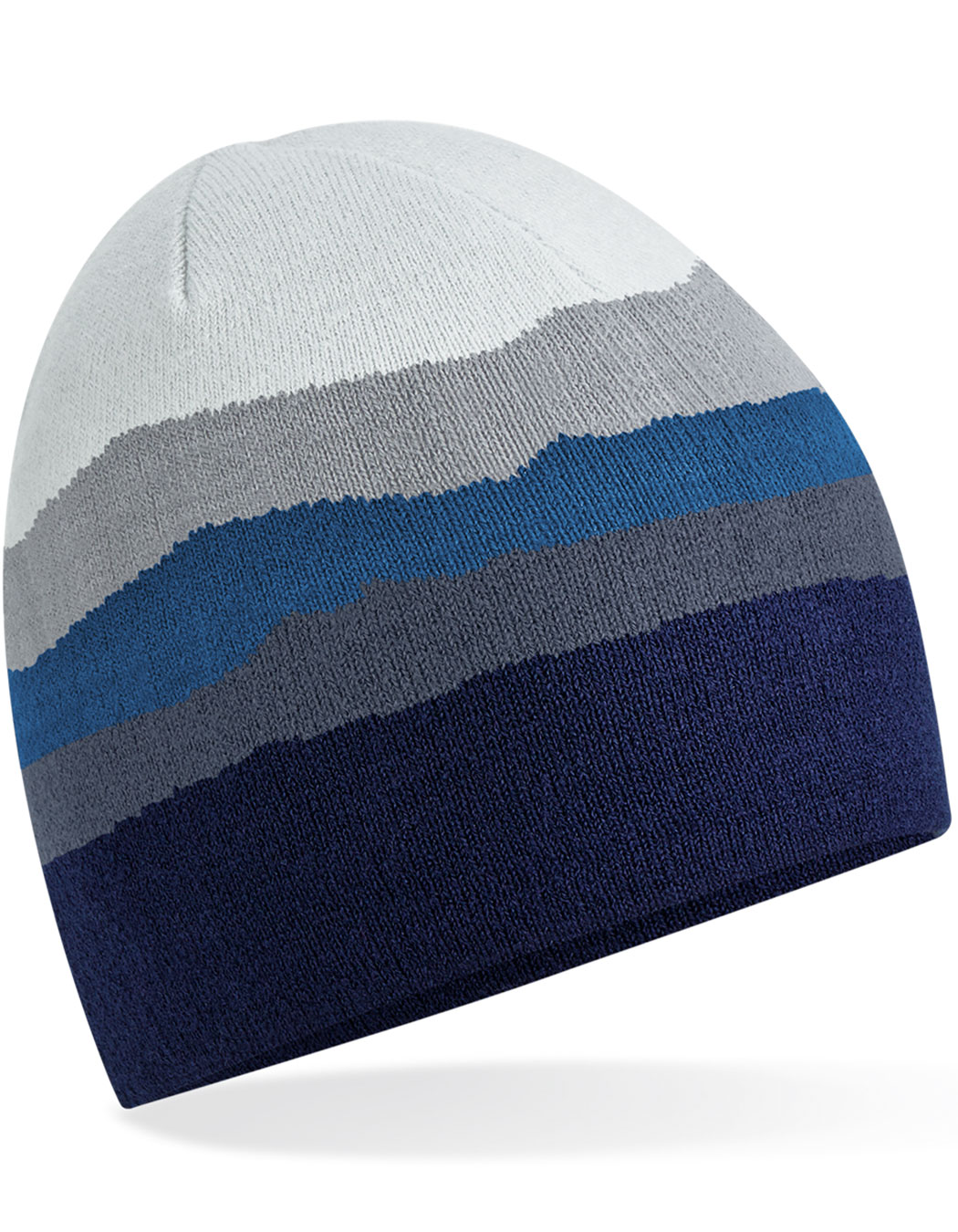 Beechfield Mountain Peaks Pull-On Beanie in Rocky Peaks