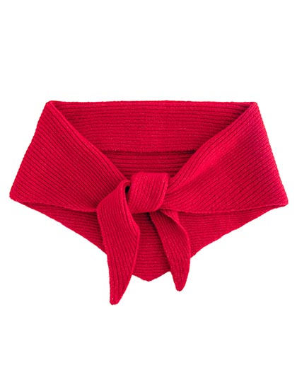 Knitted Triangle Scarf – 84% Polyester / 4% Nylon / 7% Polyacryl / 3% Wolle / 2% Elasthan