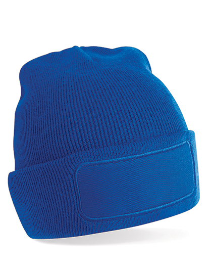 Beechfield Original Patch Beanie in Bright Royal