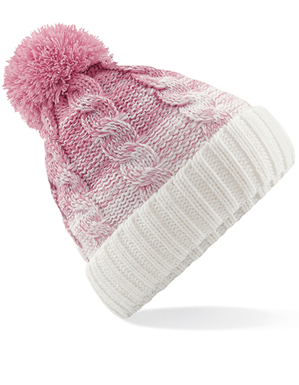 Beechfield Ombré Beanie in Dusky Pink