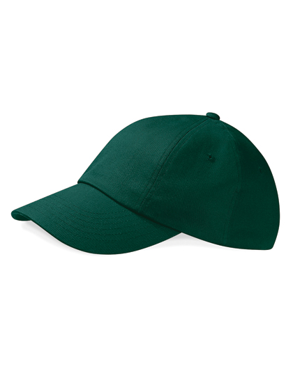 Beechfield Low Profile Heavy Cotton Drill Cap in Bottle Green