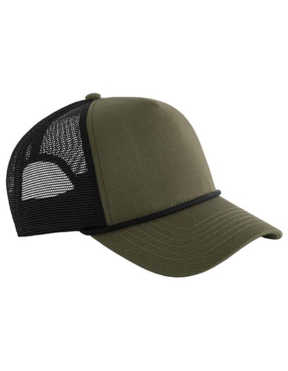 Beechfield 5 Panel Rope Trucker in Military Green