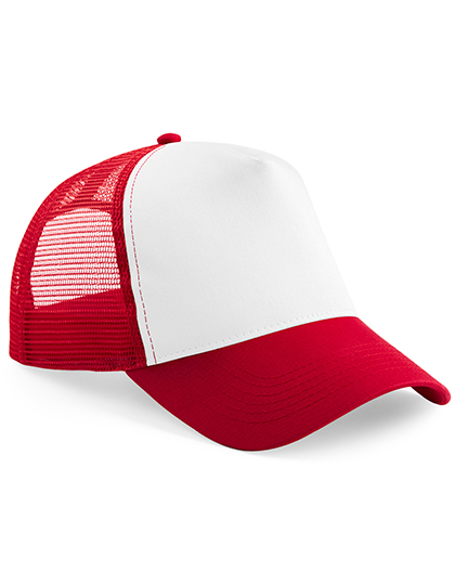 Beechfield Junior Snapback Trucker in Classic Red