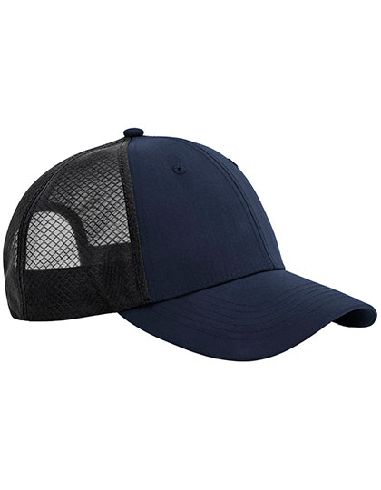 Beechfield Technical Mesh Trucker in Navy