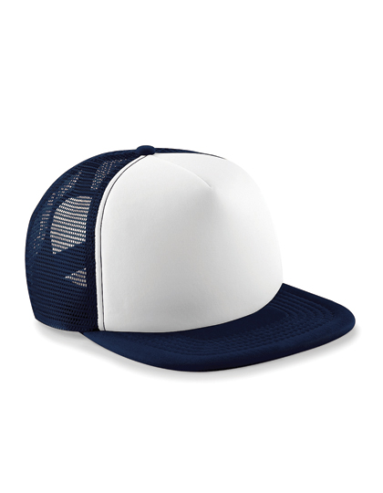 Beechfield Vintage Snapback Trucker Cap in French Navy