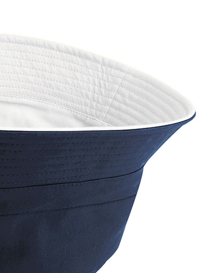 Beechfield Reversible Bucket Hat in French Navy