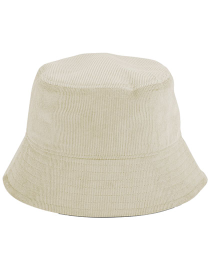 Beechfield EarthAware® Organic Cord Bucket Hat in Stone