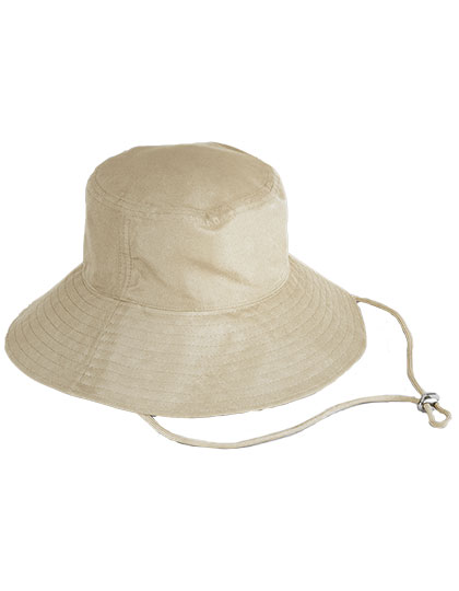 Beechfield Wide Brim Sun Hat in Warm Sand