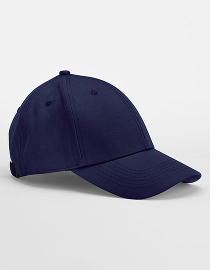 Beechfield EarthAware® Organic Cotton Canvas 6 Panel Cap in Oxford Navy