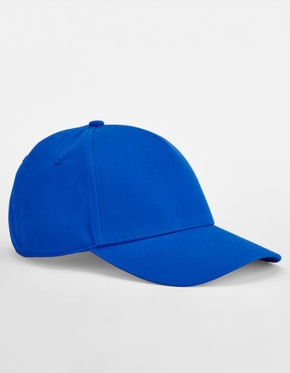 Beechfield EarthAware® Classic Organic Cotton 5 Panel Cap in Bright Royal