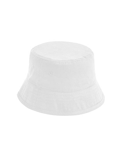 Beechfield Organic Cotton Bucket Hat in White