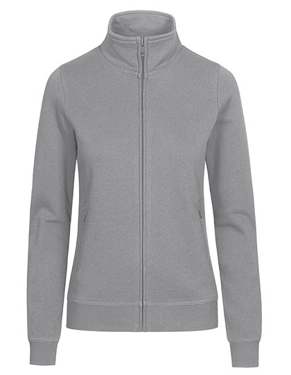 EXCD by Promodoro Women's Sweatjacket in New Light Grey (Solid)
