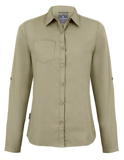 Expert Womens Kiwi Long Sleeved Shirt — besticken oder bedrucken lassen