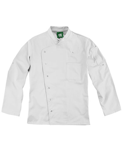 CG Workwear Men's Chef Jacket Turin GreeNature