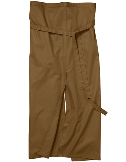 CG Workwear Slit Apron Milano 100 x 100 cm in Caramel