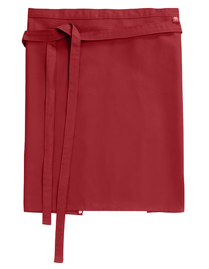CG Workwear Bistro Apron Roma 50 x 78 cm in Red