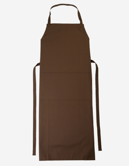 CG Workwear Bib Apron Verona 110 x 75 cm in Toffee
