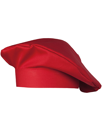 CG Workwear Chef's Hat Fano Classic in Red