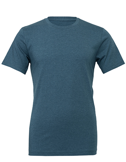 Bella+Canvas Unisex Heather CVC Short Sleeve Tee in Heather Deep Teal