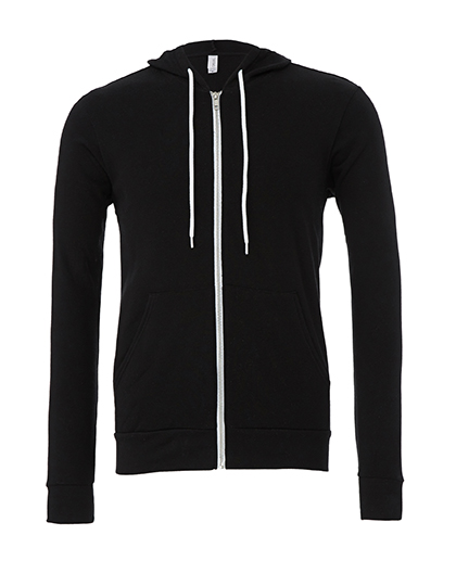 Unisex Poly-Cotton Fleece Full-Zip Hoodie — besticken oder bedrucken lassen