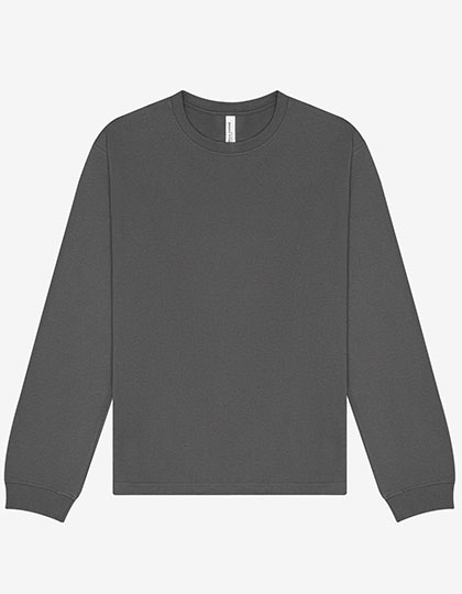 Bella+Canvas Unisex Heavyweight Long Sleeve Tee in Asphalt (Solid)