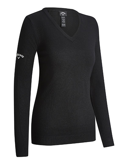 Callaway Ladies V-Neck Merino Sweater