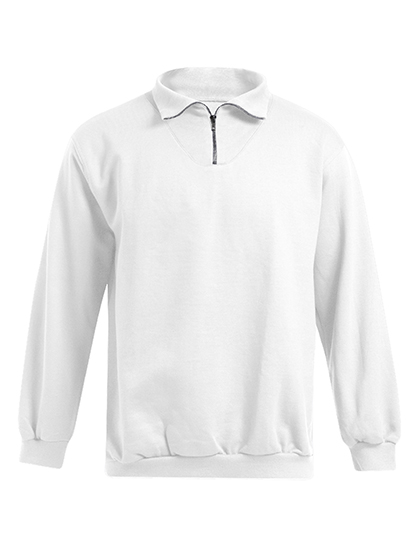Promodoro Men's New Troyer Sweater in White