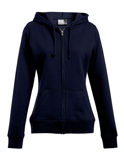 Promodoro Women's Hoody Jacket 80/20 in Navy