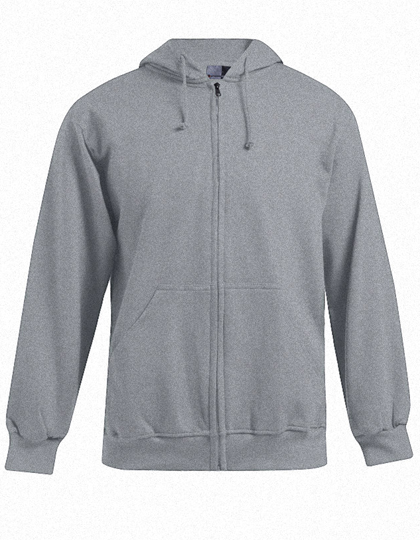 Promodoro Men's Hoody Jacket 80/20 in Sports Grey (Heather)