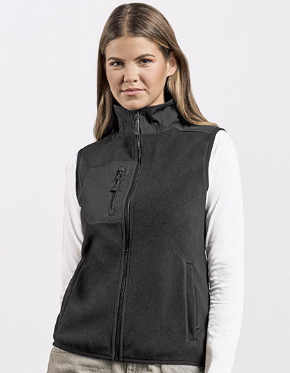 Women's Canvas Fleece Vest — besticken oder bedrucken lassen